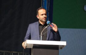 مراسم رونمایی از المان شهدای پل ذهاب شهرداری رشت برگزار شد