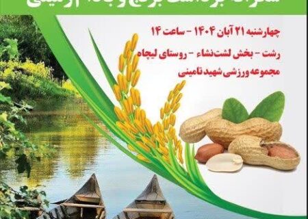 دومین جشنواره بادام زمینی و برنج در لشت‌ نشا برگزار می‌شود