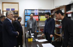 بازدید رئیس بنیاد مسکن از ستاد بازسازی جنگ ۱۲ روزه در آستانه‌اشرفیه 