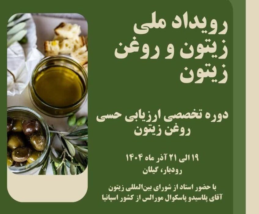 «رویداد ملی زیتون و روغن زیتون» در رودبار برگزار می‌شود