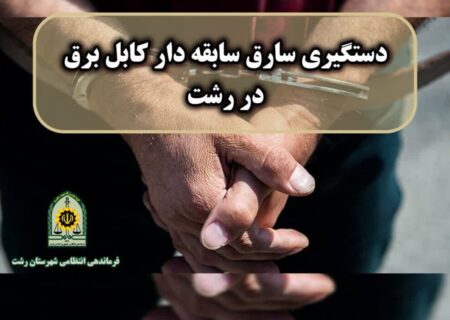 دستگیری سارقان سیم برق و ساختمان های خالی از سکنه توسط کارآگاهان پلیس آگاهی گیلان