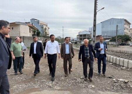 بازدید شهردار رشت از مراحل پایانی بازگشایی خیابان شهید داودی